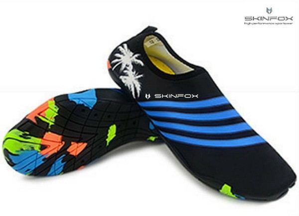 SKINFOX Beachrunner GJ256 plave STRIPES veličina 35-47 cipele za kupanje cipele za plažu SUP daska cipela